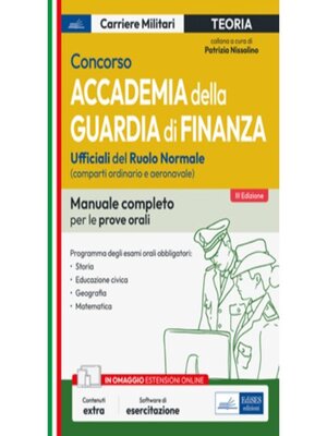 cover image of Concorso Accademia Guardia di Finanza